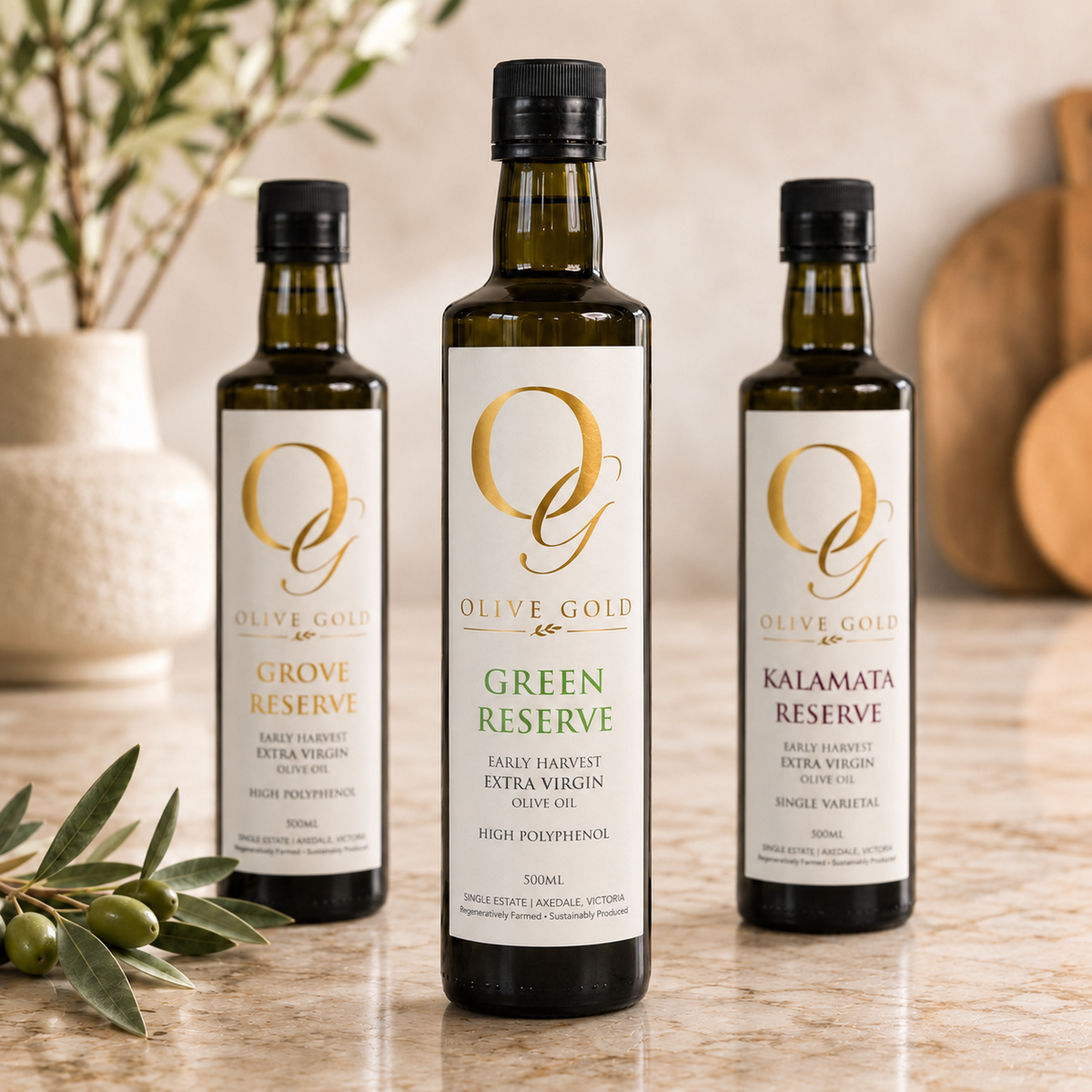 The Complete Olive Gold Set