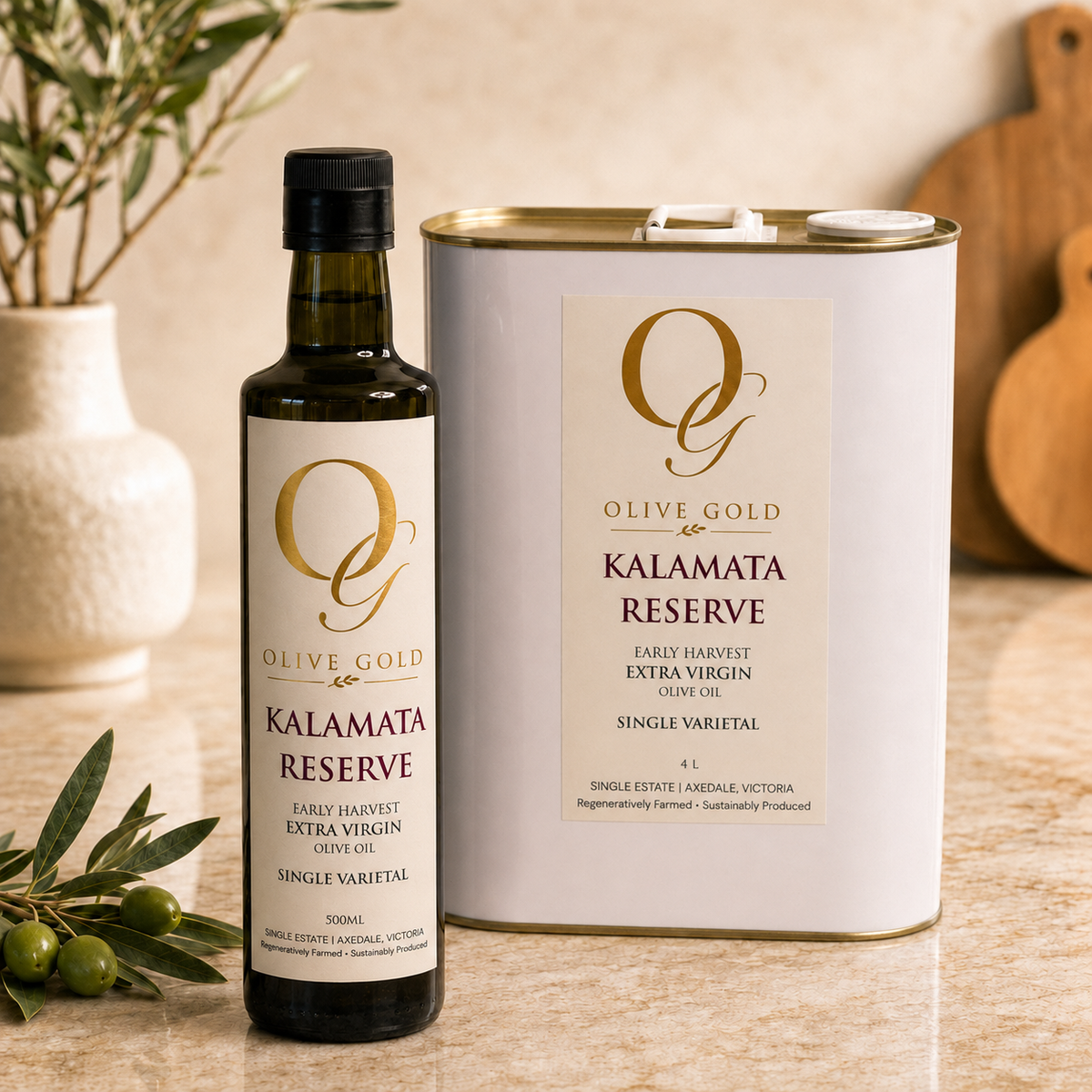 KALAMATA RESERVE Early Harvest Extra Virgin Olive Oil